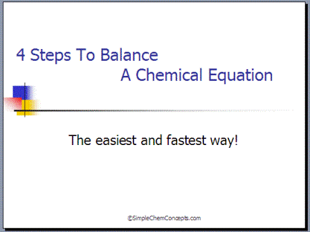 Be An Expert in Balancing Chemical Equations