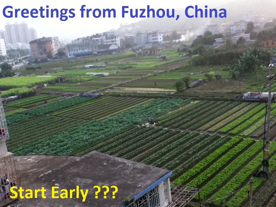 Greetings from Fuzhou China